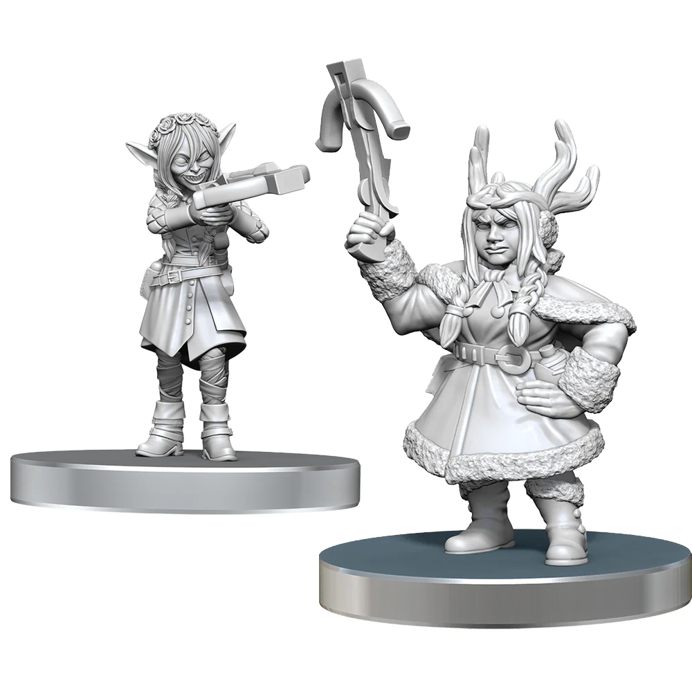 Critical Role Unpainted Minis: Veth Brenatto & Nott the Brave (New Arrival)