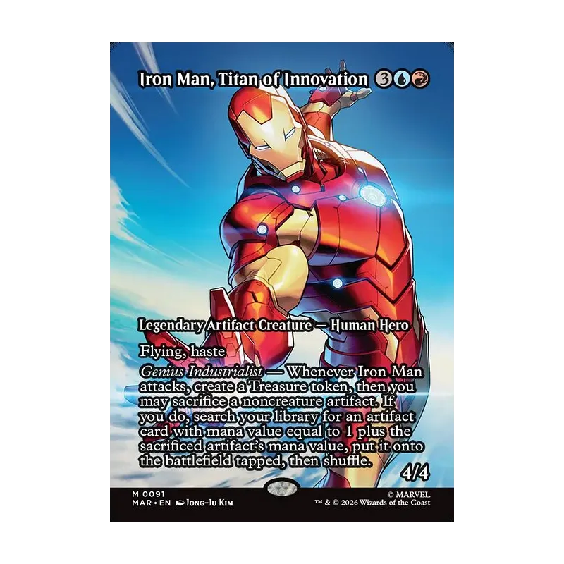 Iron Man, Titan of Innovation (Borderless) - Marvel Universe (Near Mint)