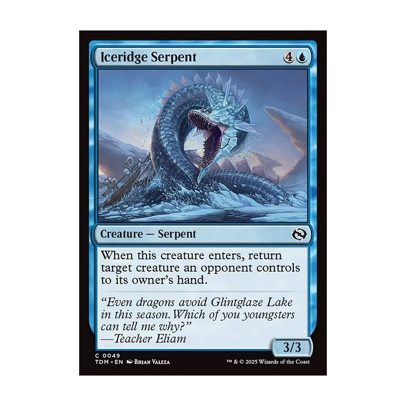 Iceridge Serpent - Tarkir: Dragonstorm (Near Mint)
