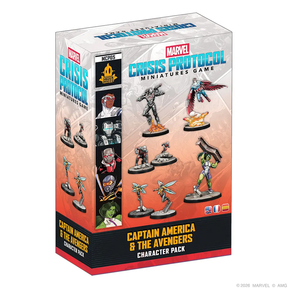 Marvel: Crisis Protocol: Captain America & The Avengers Character Pack (Preorder)