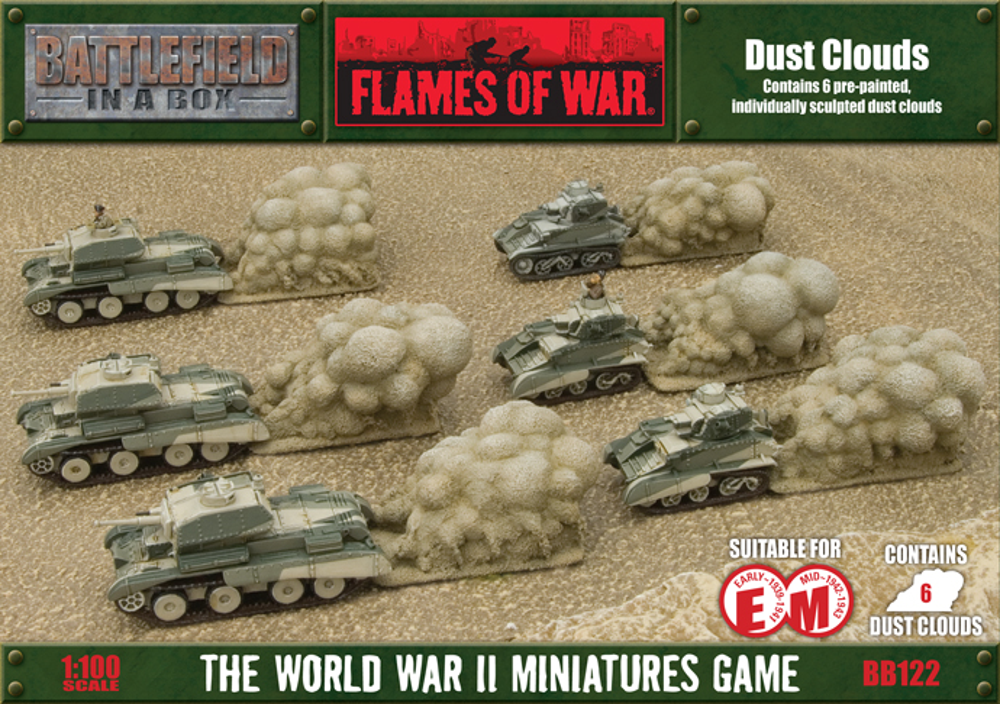 Flames of War: Battlefield in a Box - Dust Clouds