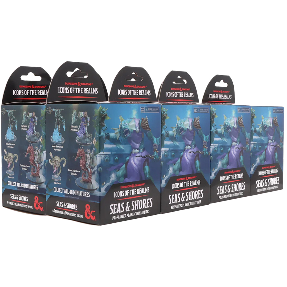D&D Icons of the Realm: Seas & Shores - Booster Brick (8) | Collectible ...