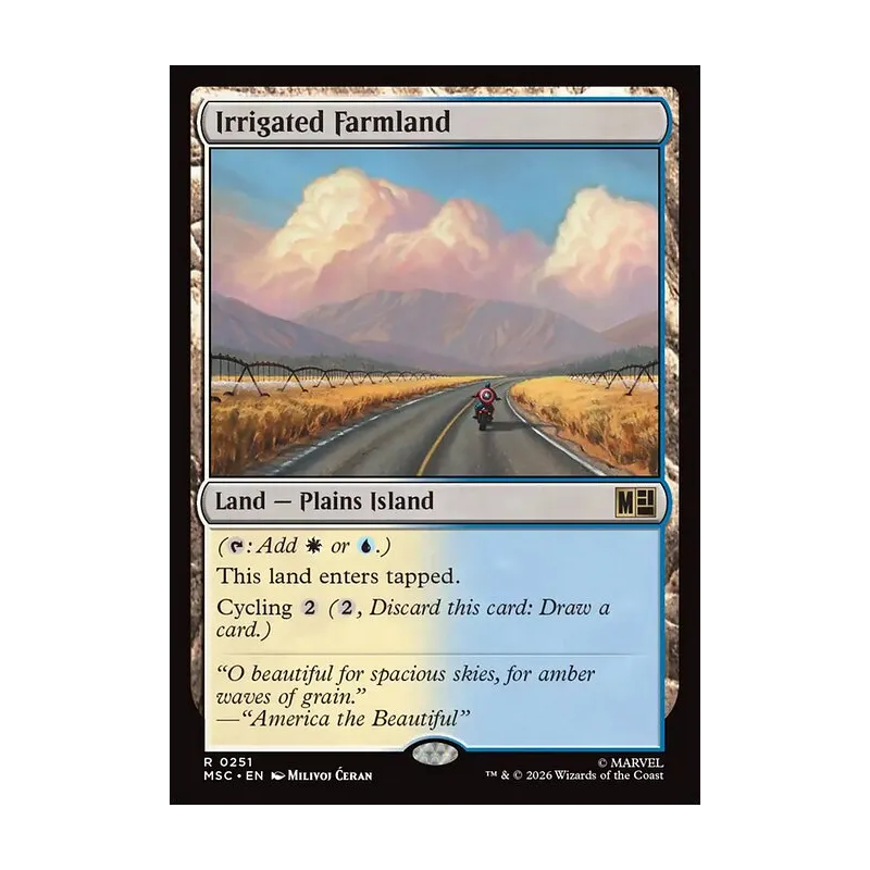 Irrigated Farmland (Surge Foil) - Marvel Super Heroes Commander (Foil Near Mint)
