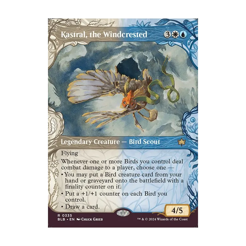 Kastral, the Windcrested (Showcase) - Bloomburrow (Near Mint)