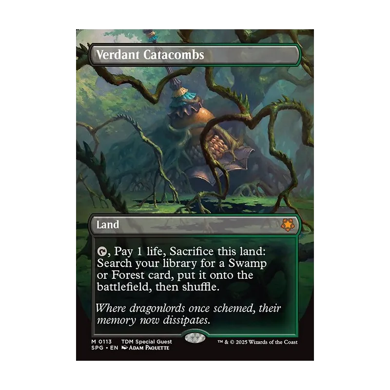 Verdant Catacombs (Borderless) - Special Guests (Near Mint)