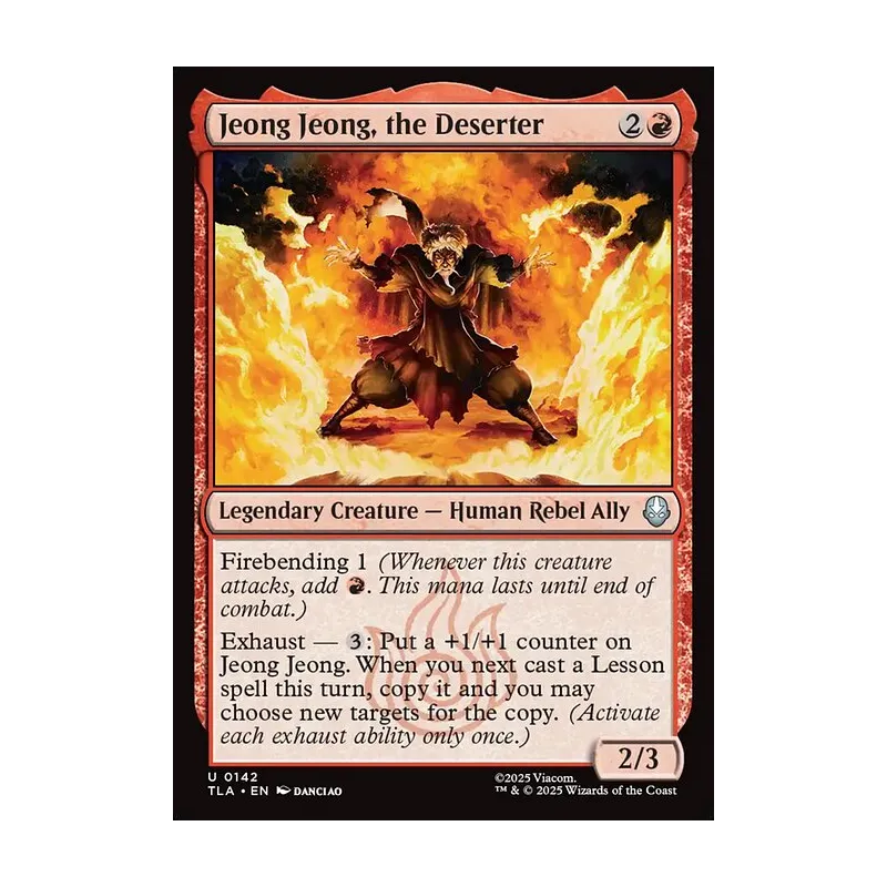 Jeong Jeong, the Deserter - Avatar: The Last Airbender (Near Mint)