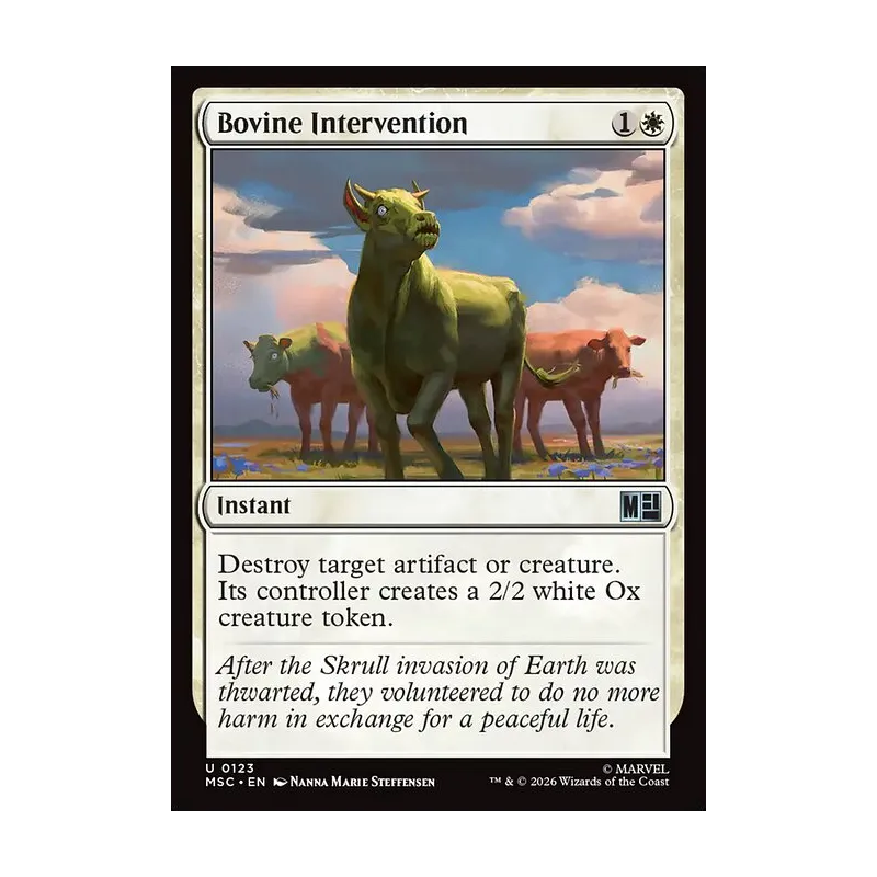 Bovine Intervention (Surge Foil) - Marvel Super Heroes Commander (Foil Near Mint)