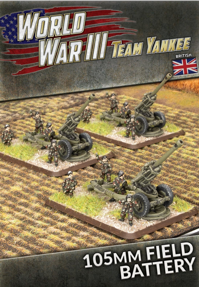 WWIII Team Yankee: British - 105mm Field Battery (Preorder)