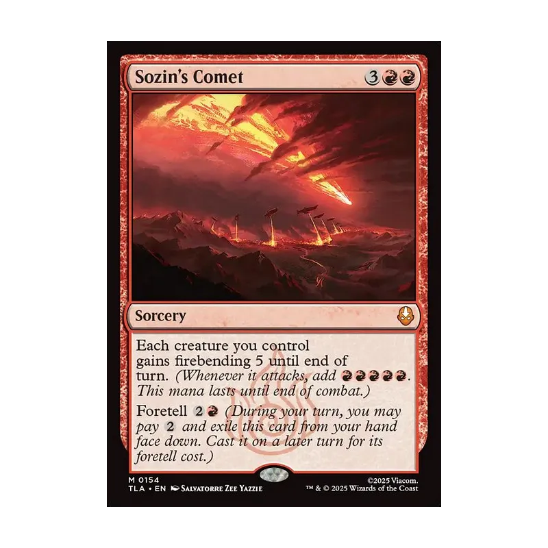 Sozin's Comet - Avatar: The Last Airbender (Foil Near Mint)