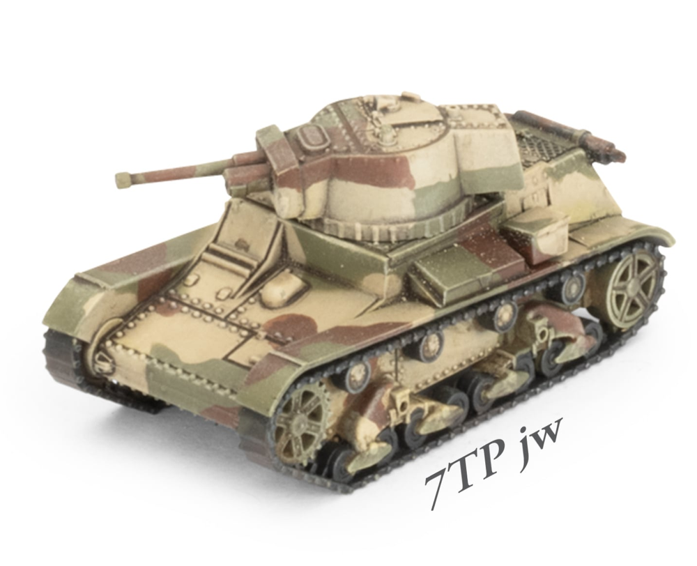 Flames of War WW2: Polish - 7TP Tank Platoon (Preorder)