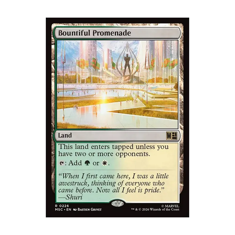 Bountiful Promenade (Surge Foil) - Marvel Super Heroes Commander (Foil Near Mint)