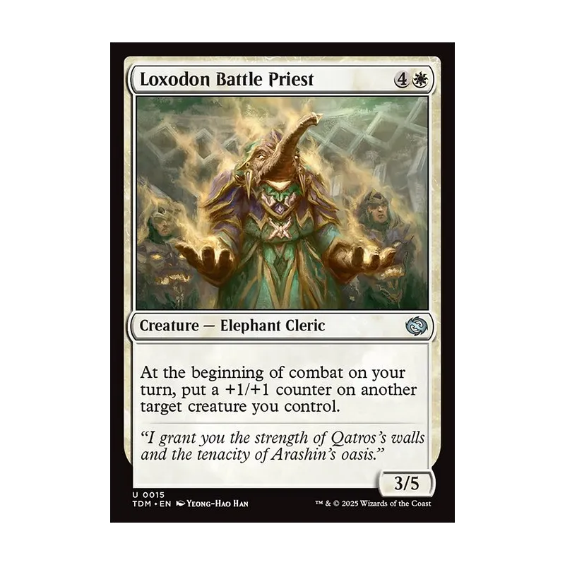 Loxodon Battle Priest - Tarkir: Dragonstorm (Foil Near Mint)