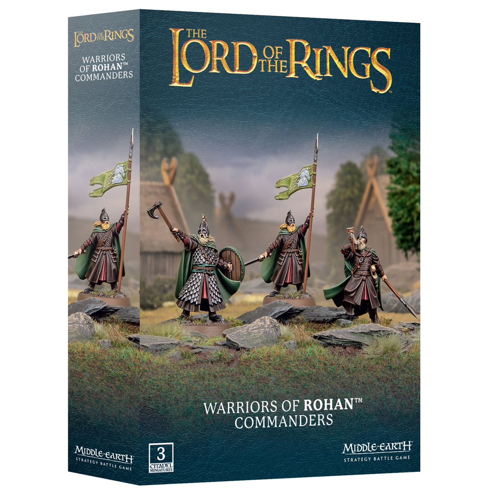 Middle-Earth Strategy Battle Game: Warriors of Rohan Commanders (Preorder)