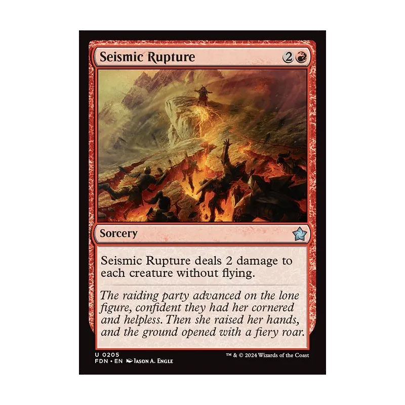 Seismic Rupture - Foundations (Foil Near Mint)