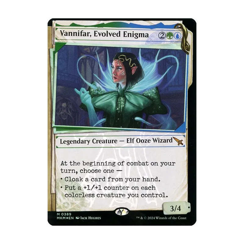 Vannifar, Evolved Enigma (Showcase) (Invisible Ink) - Murders at Karlov Manor (Foil Near Mint)