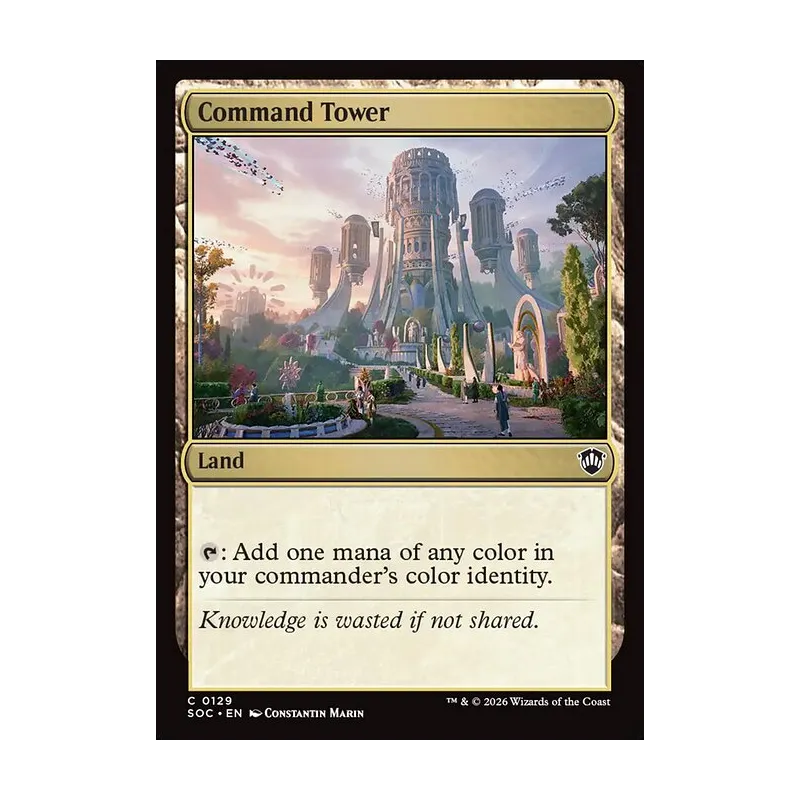 Command Tower - Secrets of Strixhaven Commander (Near Mint)