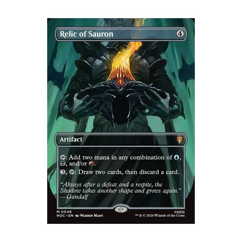 Relic of Sauron (Borderless) - The Hobbit Eternal (Near Mint)