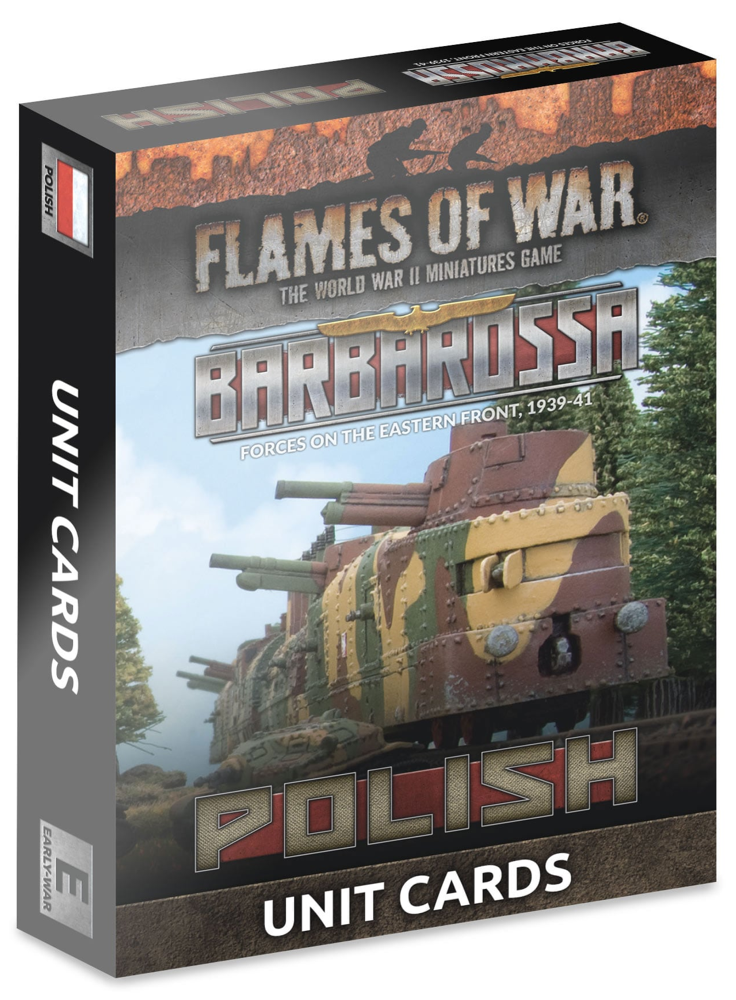 Flames of War WW2: Barbarossa: Polish - Unit Cards (Preorder)