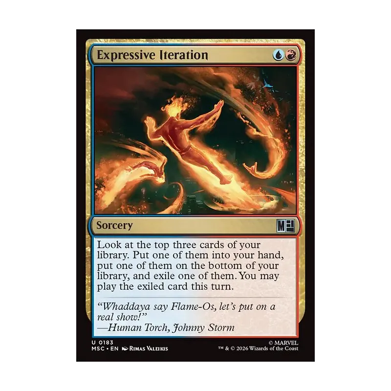 Expressive Iteration (Surge Foil) - Marvel Super Heroes Commander (Foil Near Mint)