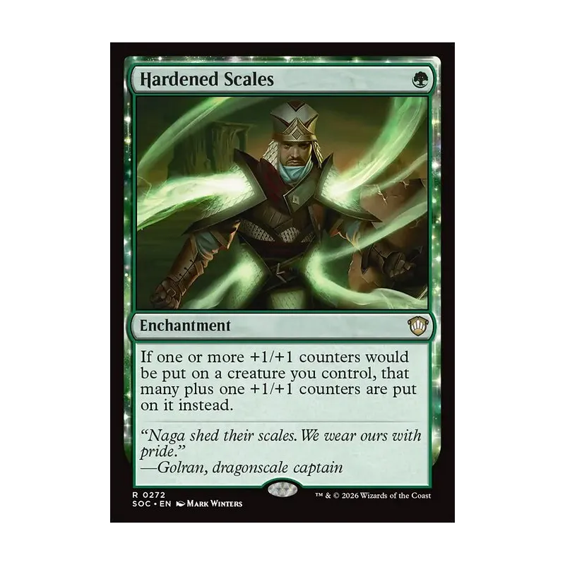 Hardened Scales - Secrets of Strixhaven Commander (Near Mint)
