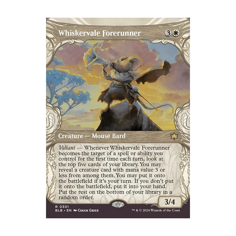 Whiskervale Forerunner (Showcase) - Bloomburrow (Near Mint)