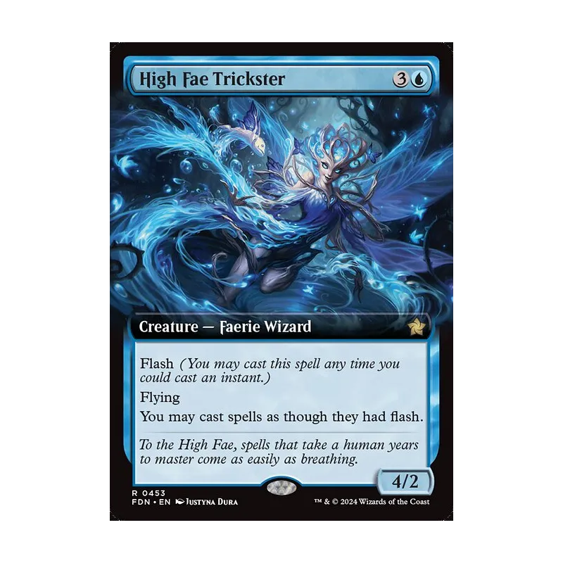 High Fae Trickster (Extended Art) - Foundations (Near Mint)