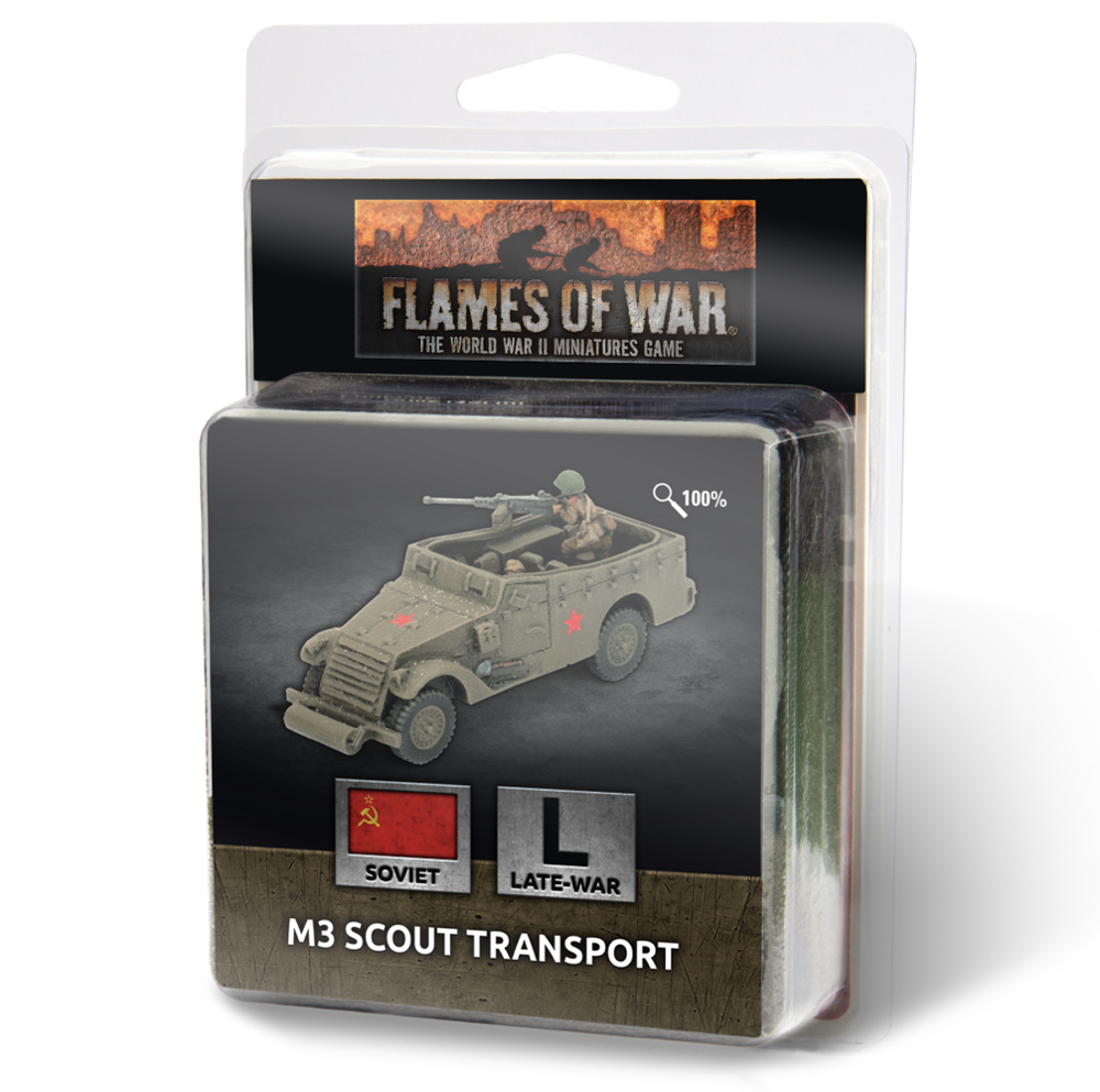 Flames of War WW2: Soviet - M3 Scout Transport (Late-War)