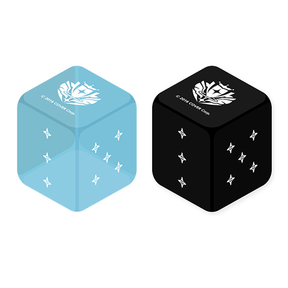 Hololive OCG: Dice Set - Light Blue & Black (2)
