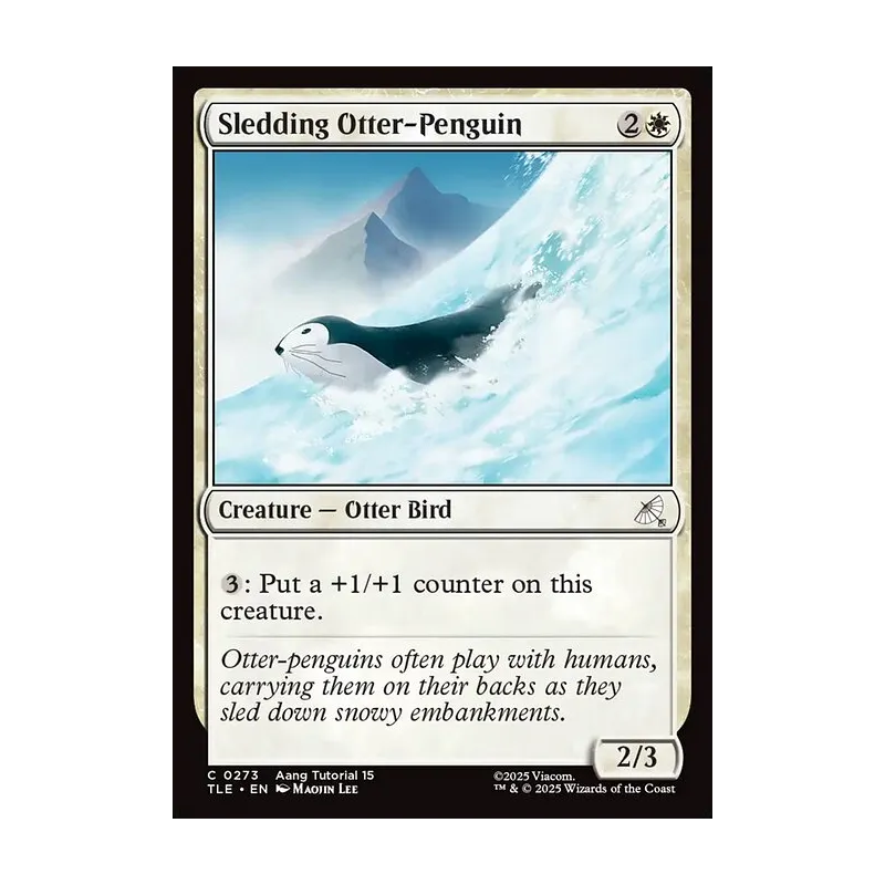 Sledding Otter-Penguin (0273) - Avatar: The Last Airbender Eternal (Near Mint)