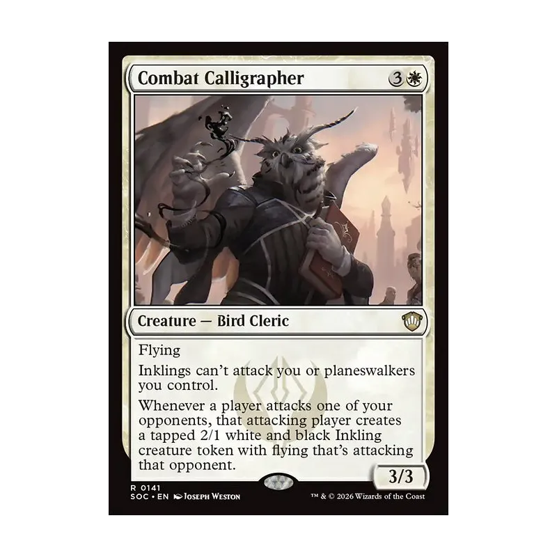 Combat Calligrapher - Secrets of Strixhaven Commander (Near Mint)