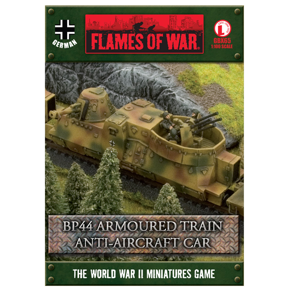 Flames of War WW2: German - BP44 Armoured Train Anti-Aircraft Car (New Arrival)