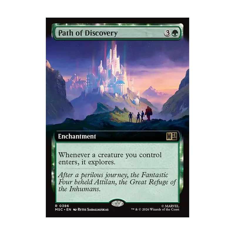 Path of Discovery (Extended Art) - Marvel Super Heroes Commander (Near Mint)