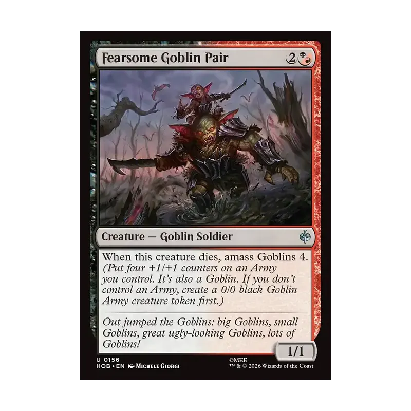 Fearsome Goblin Pair - The Hobbit (Near Mint)