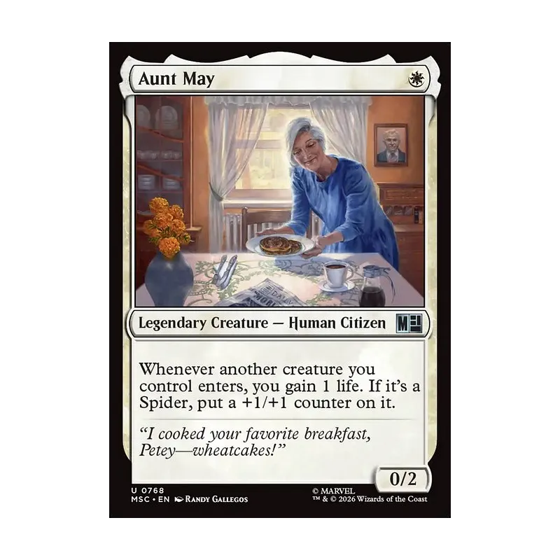 Aunt May - Marvel Super Heroes Commander (Near Mint)