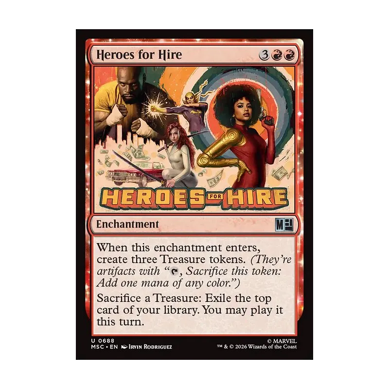 Heroes for Hire - Marvel Super Heroes Commander (Near Mint)