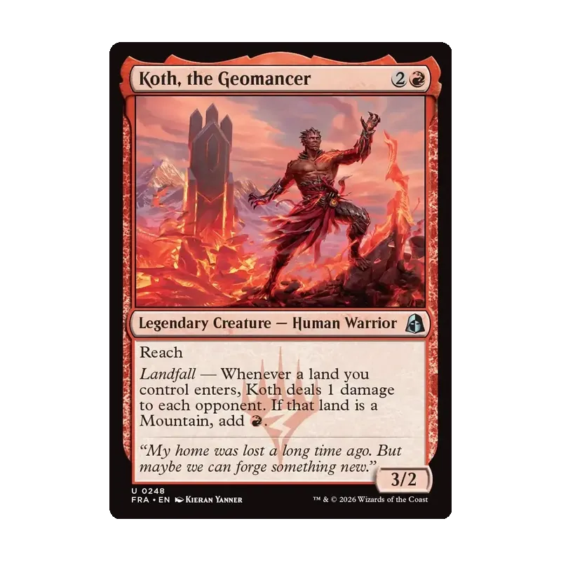 Koth, the Geomancer - Reality Fracture (Near Mint)