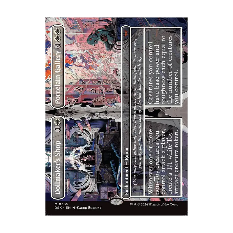 Dollmaker's Shop // Porcelain Gallery (Borderless) - Duskmourn: House of Horror (Near Mint)
