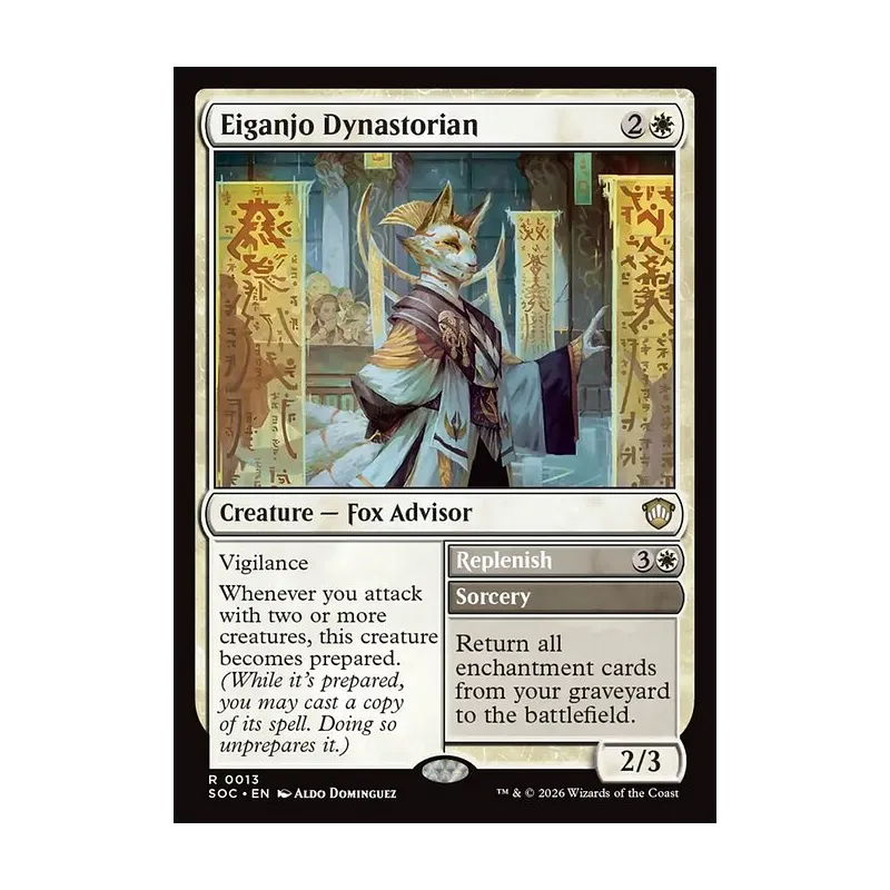 Eiganjo Dynastorian // Replenish - Secrets of Strixhaven Commander (Near Mint)