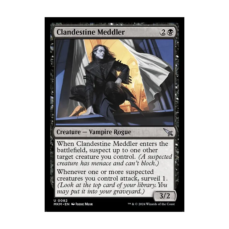 Clandestine Meddler (b) - Murders at Karlov Manor (Near Mint)