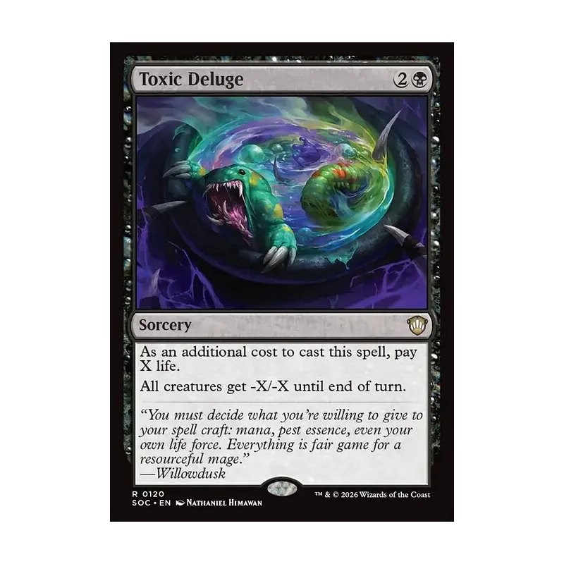 Toxic Deluge - Secrets of Strixhaven Commander (Near Mint)
