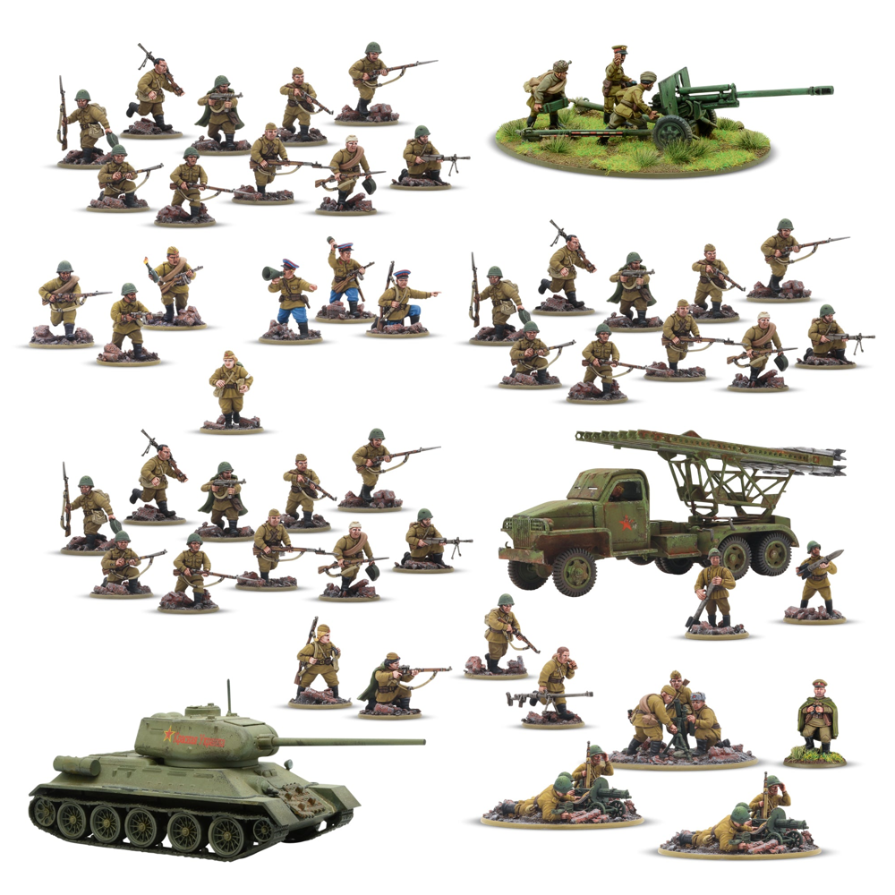 Bolt Action 3E: Forward to Berlin! Soviet Army 1943-45 Starter Army (New Arrival) Bolt Action 3E: Forward to Berlin! Soviet Army 1943-45 Starter Army (New Arrival)