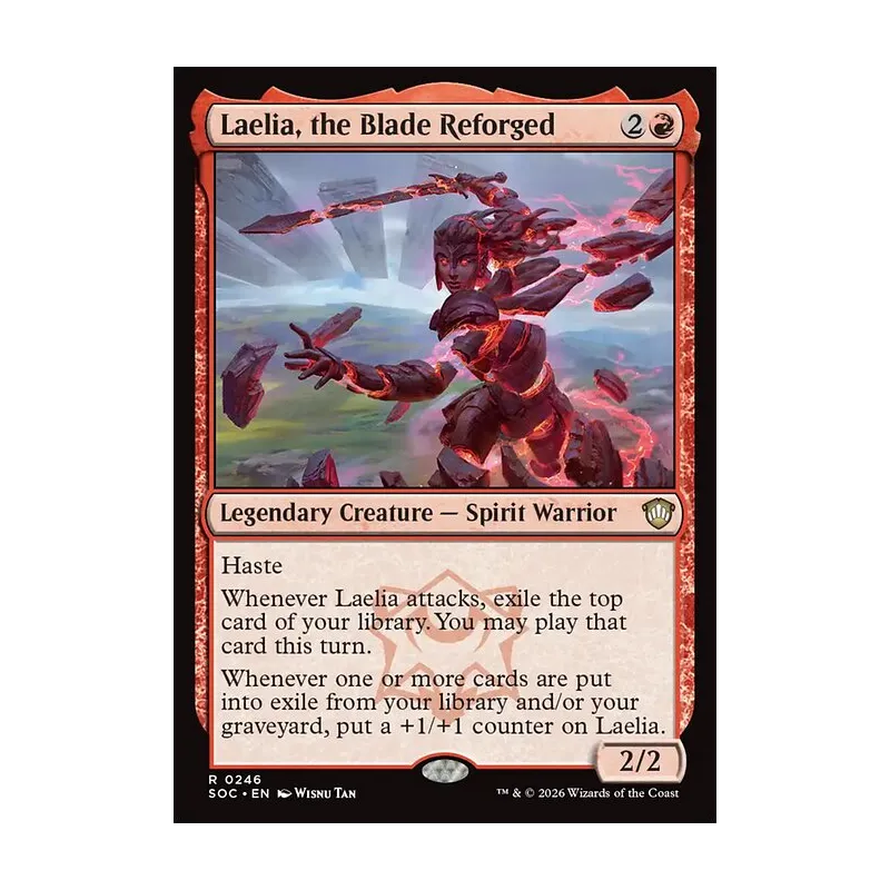 Laelia, the Blade Reforged - Secrets of Strixhaven Commander (Near Mint)