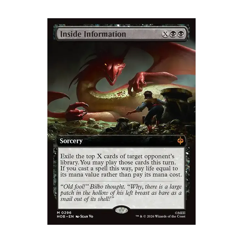 Inside Information (Extended Art) - The Hobbit (Near Mint)
