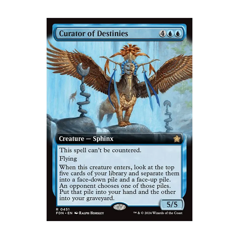 Curator of Destinies (Extended Art) - Foundations (Near Mint)