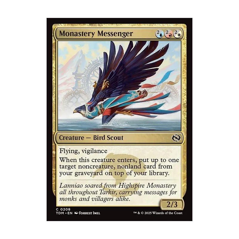 Monastery Messenger - Tarkir: Dragonstorm (Near Mint)