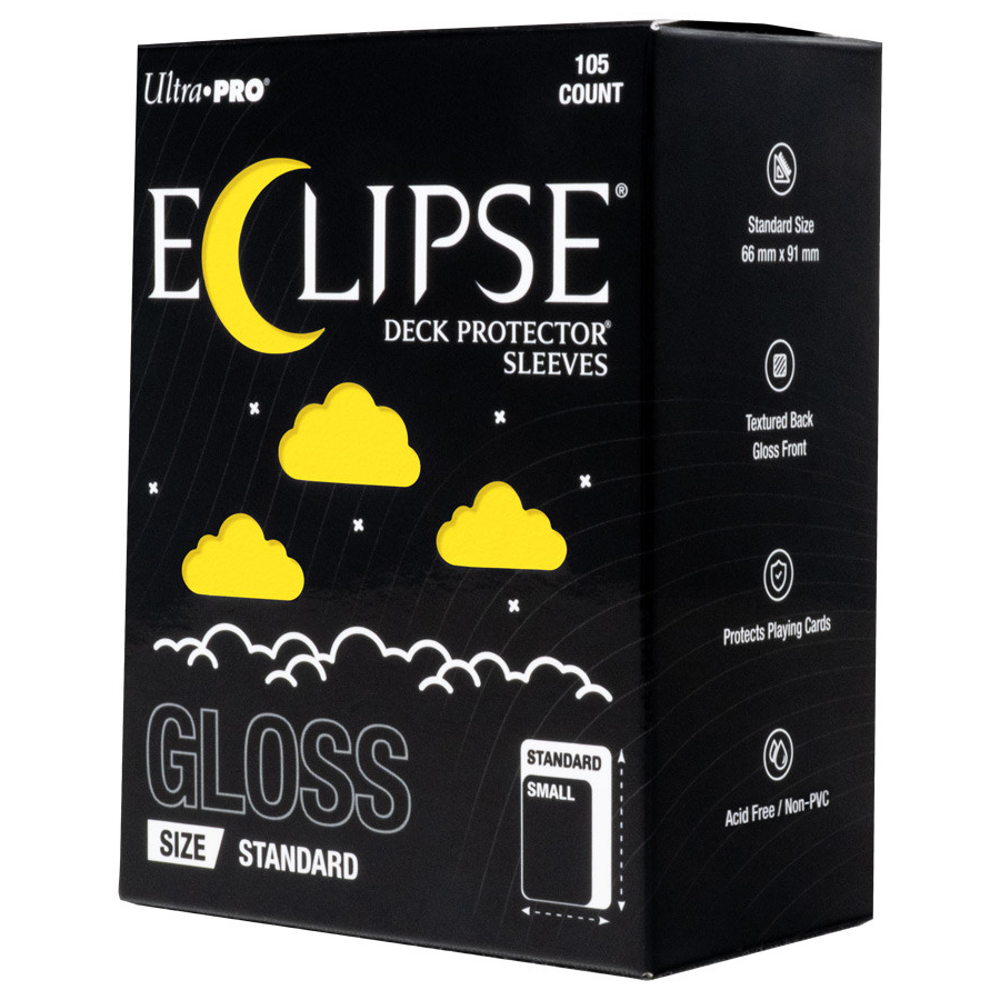 Deck Protector Sleeves: Eclipse Gloss - Lemon Yellow (105) (Preorder)