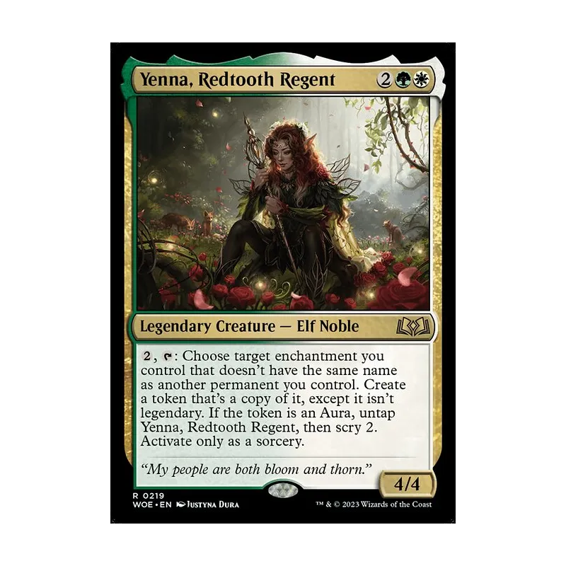 Yenna, Redtooth Regent - Wilds of Eldraine (Near Mint)
