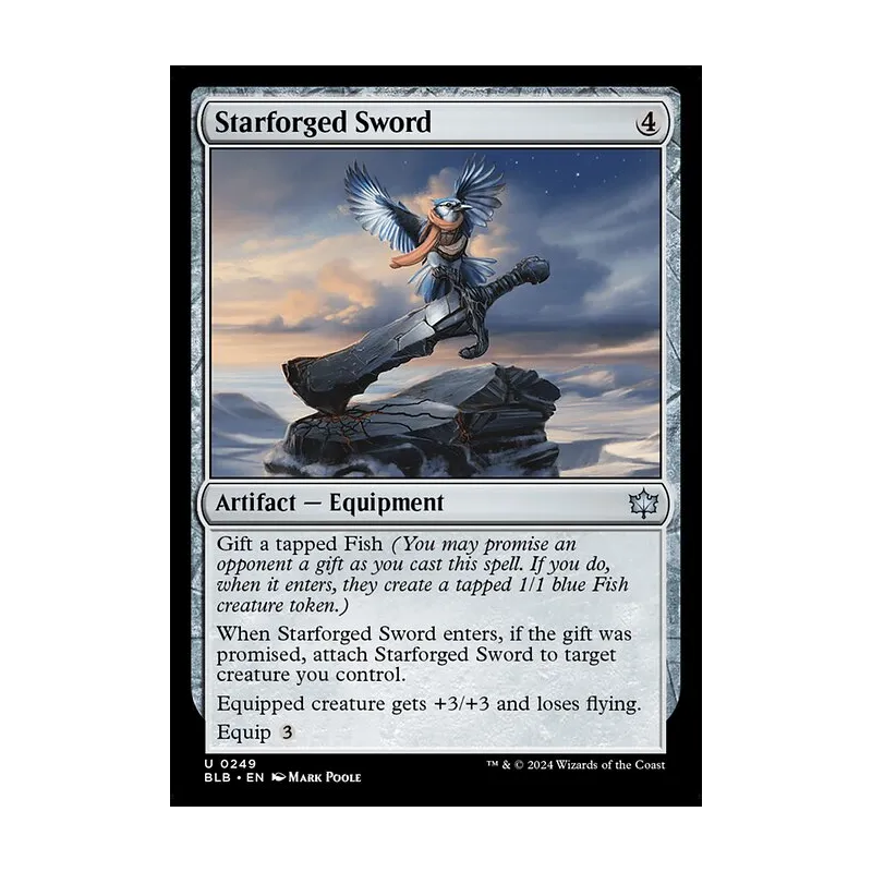 Starforged Sword - Bloomburrow (Near Mint)