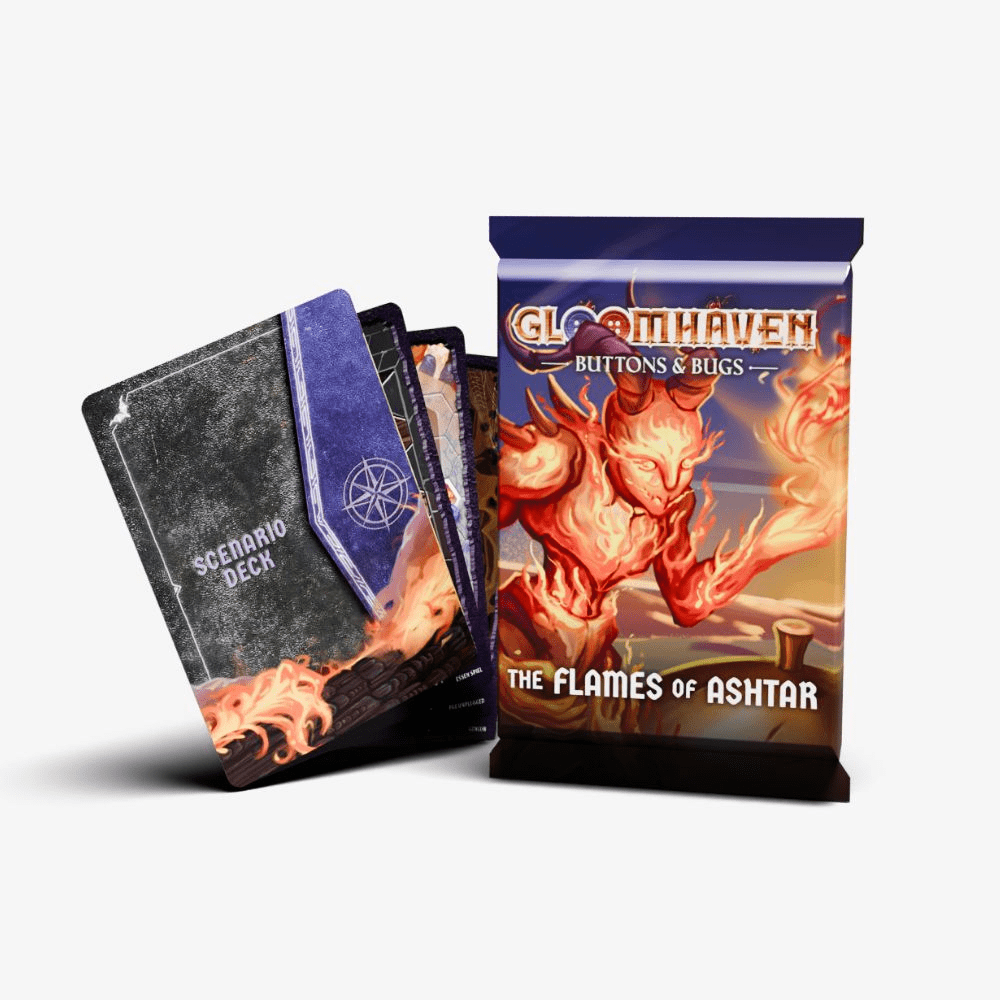 Gloomhaven: Buttons & Bugs - Flames of Ashtar Expansion (Preorder)