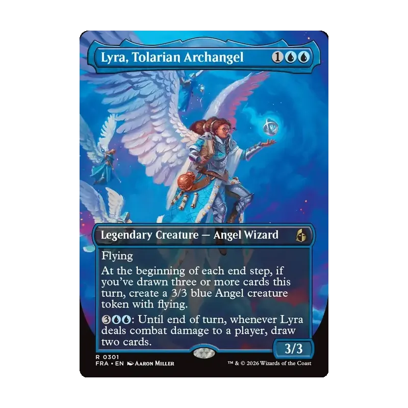 Lyra, Tolarian Archangel (Borderless) - Reality Fracture (Near Mint)